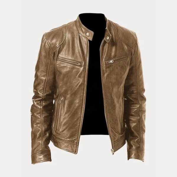 Saraluna Men™ | Casual Style Leather Jacket