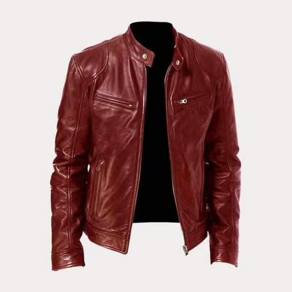 Saraluna Men™ | Casual Style Leather Jacket