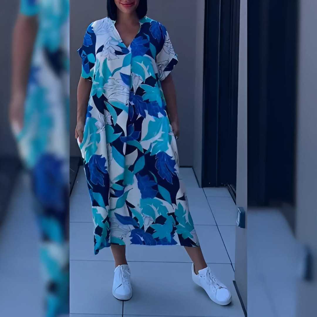 Saraluna Elena™ – Elegant floral dress