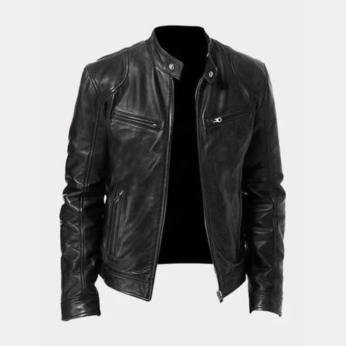 Saraluna Men™ | Casual Style Leather Jacket